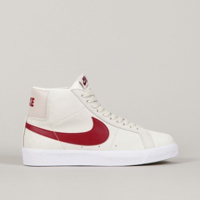 Nike SB Blazer Mid Pale Ivory Red